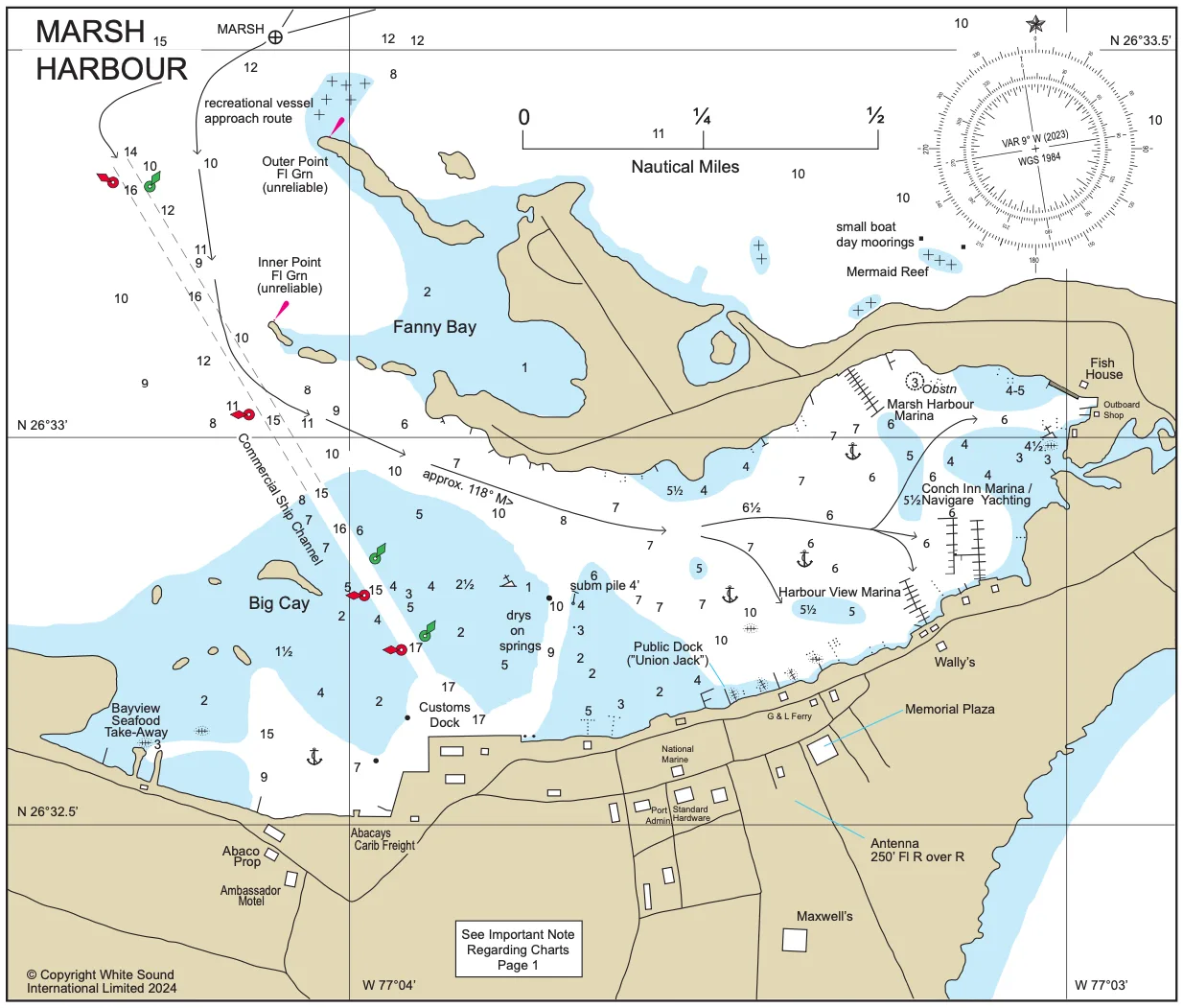 Abaco approach chart
